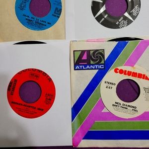 Lot Of 6 random 45s ; see pics, these are in excellent condition!!